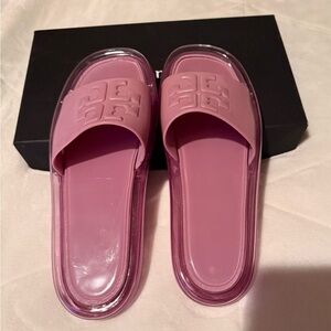 Tory Burch Pink Slide Sandals